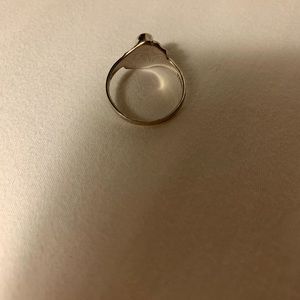 Onyx & sterling silver ring